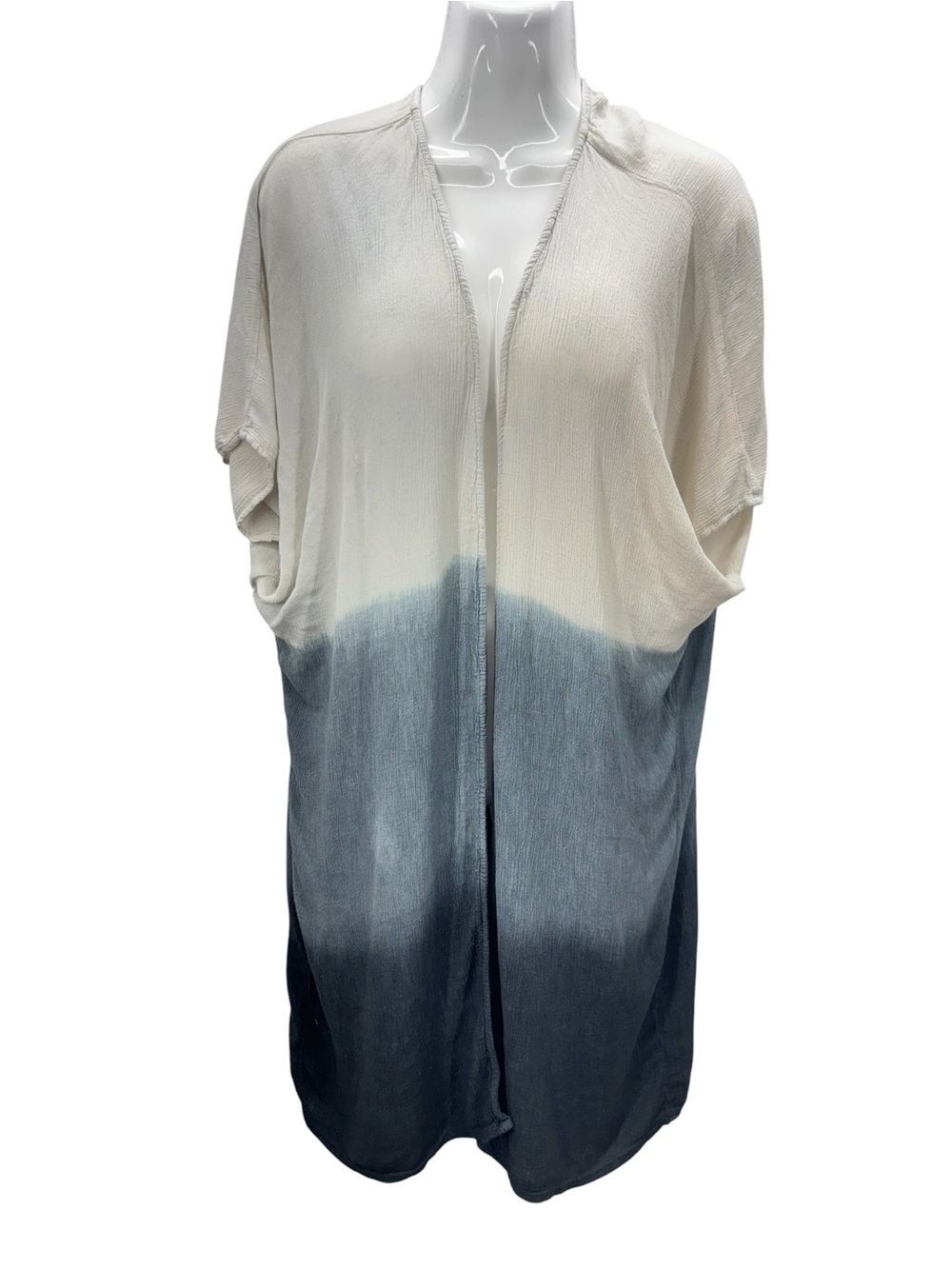 Earthbound Trading Co. Ombre Dip-Dye Kimono Cardigan - Size L